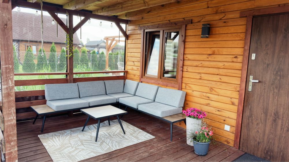 Domek z balia na Mazurach nad jeziorem do wynajecia