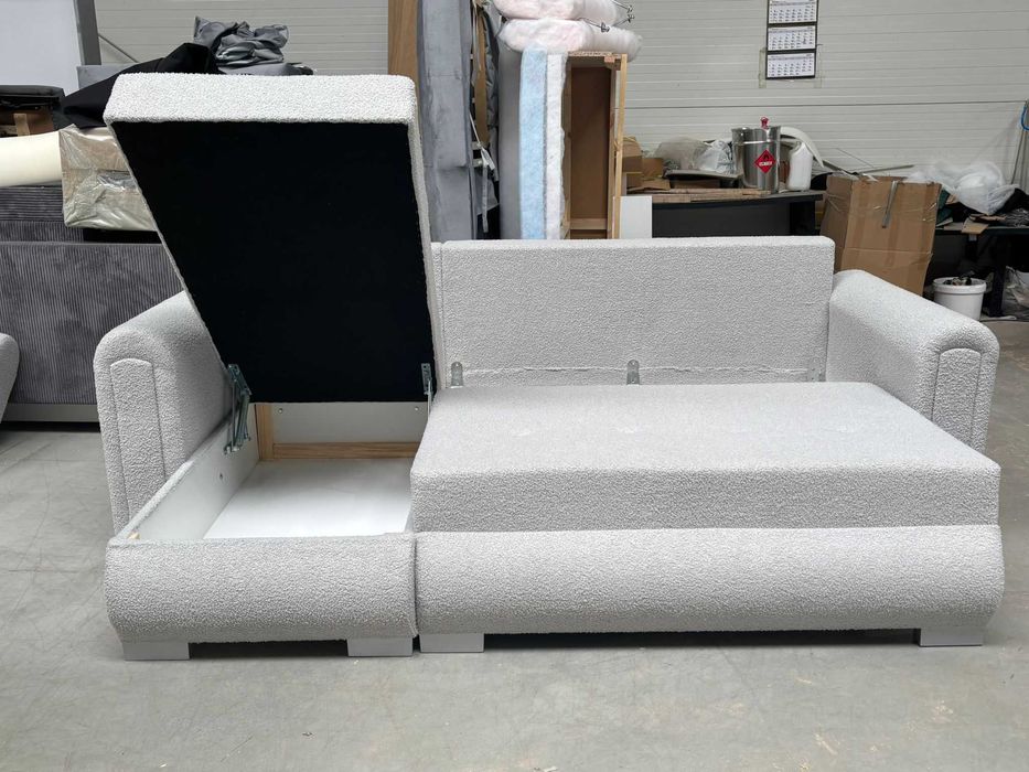 Narożnik Nordi z funkcją spania, nowoczesny funkcjonalny, hit 2025