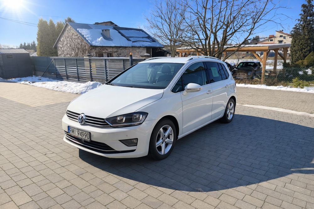 Golf Sportsvan Highline 1.6 TDI | Zadbany | Serwis | 2x Koła