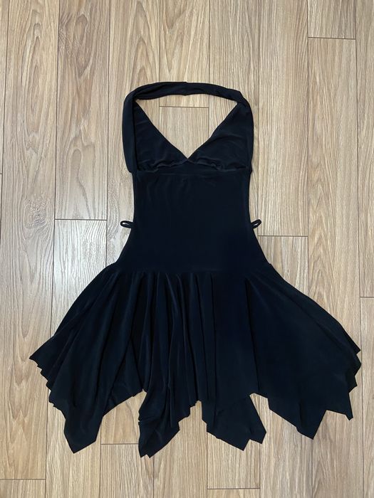 Сукня чорна для спортивно-бальних танців, розмір xs, s.