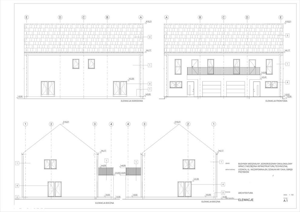 Nowoczesny dom z dużą działką | 136,49 m² | Legnica | Pompa ciepła