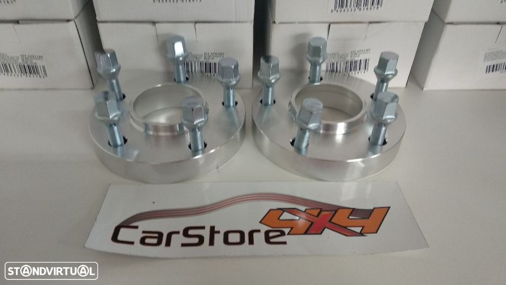 Conjunto espaçadores/ alargadores / bolachas BMW 25mm 5x120 72.6 ou 7