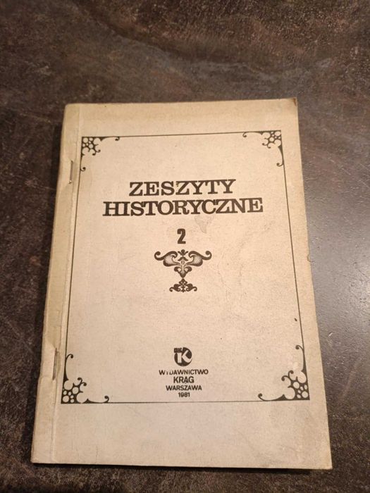 Zeszyty historyczne 2 z 1981 roku Instytut Literacki