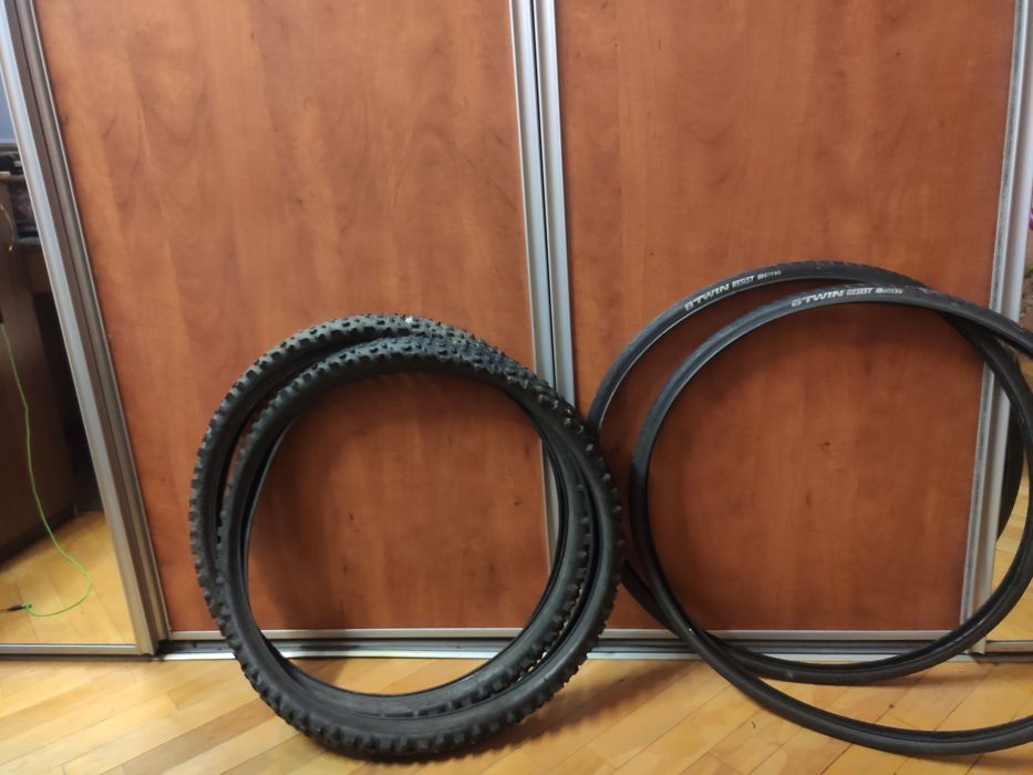 Покришки велосипедні Btwin resist 25c 26/28