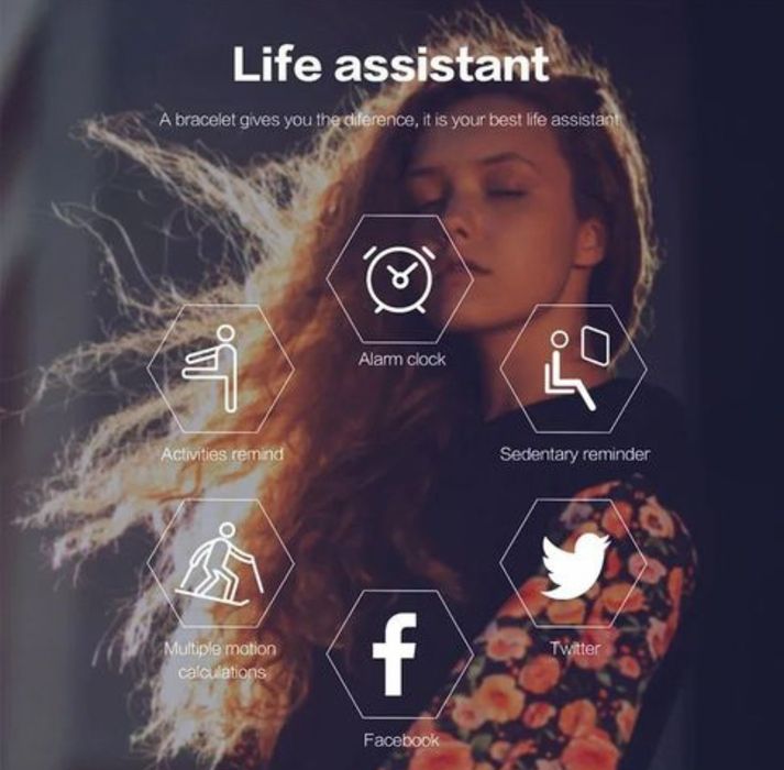 Smartband M3 com várias funções SELADO