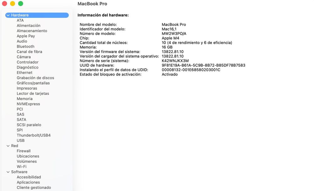 Macbook Pro M4 14'  512G 16 RAM como nova