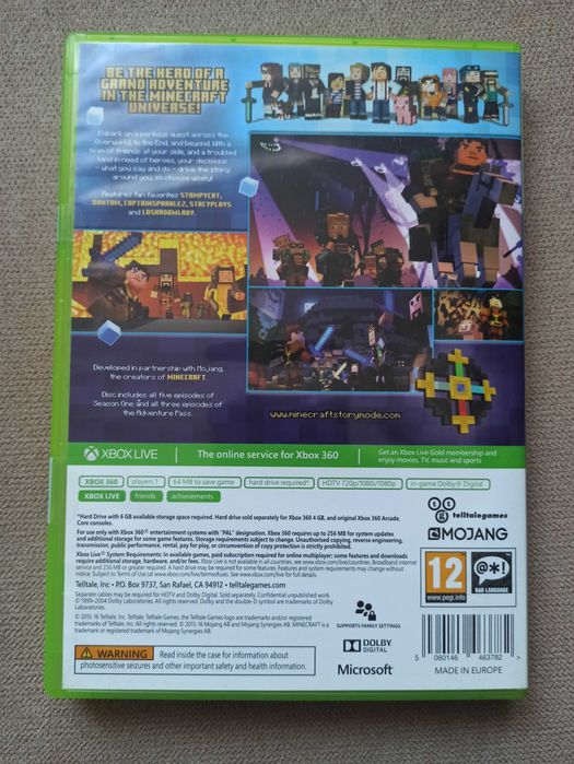 Minecraft Story Mode The Complete Adventure Xbox 360