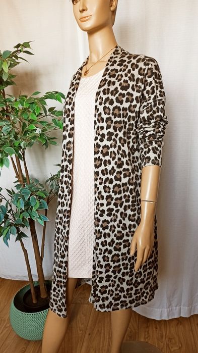 Sg Sweter damski kardigan 42 , 44  narzutka damska 42  , 44 XL panterka