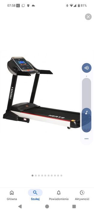 Bieżnia hertz Freerun 4