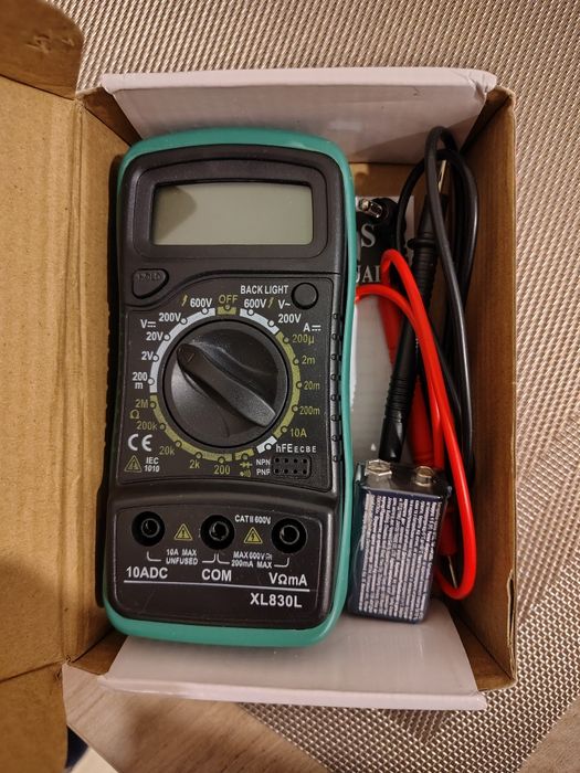 Мультиметр цифровий професійний XL830L (з підсвіткою екрана)