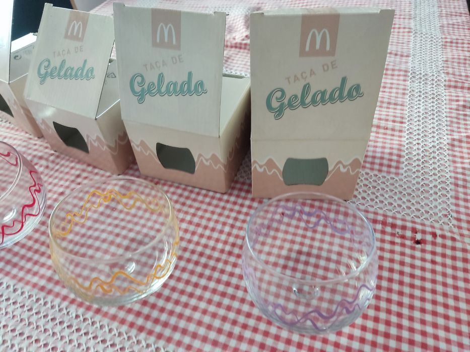 Taças de gelado mcdonalds