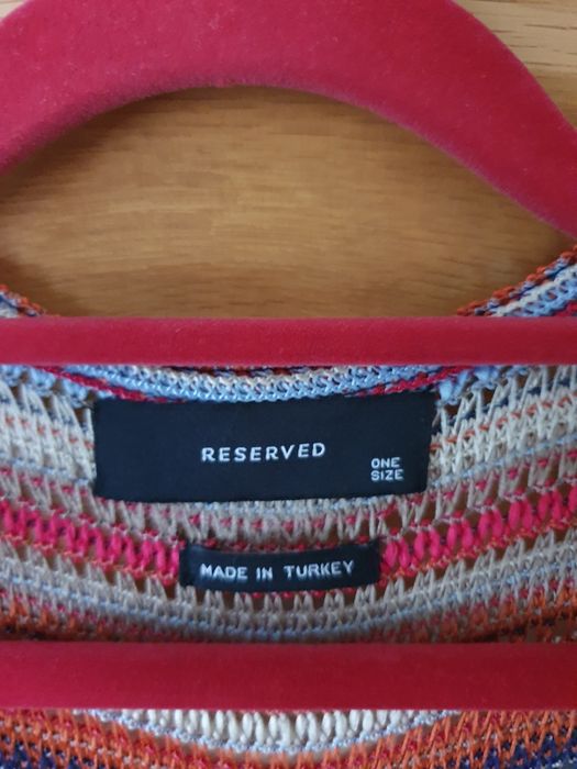 Narzutka/kimono z krótkim rękawem, Reserved, one size