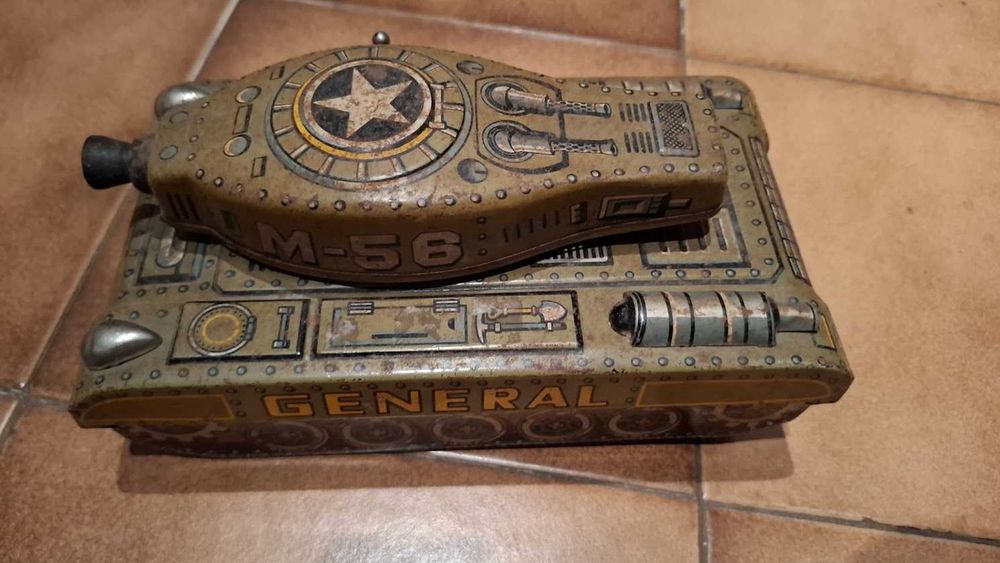 Brinquedo Tanque de Guerra Vintage , marca TM (japão)