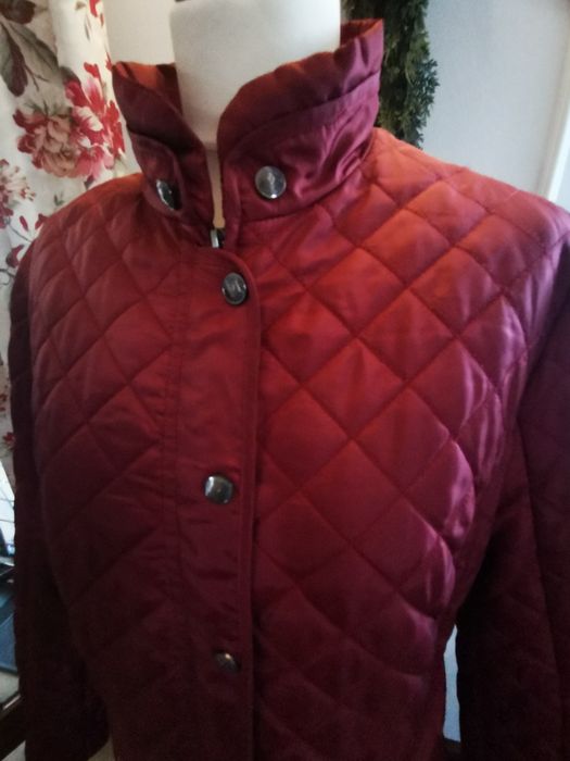 Kurtka pikowana, bordowa