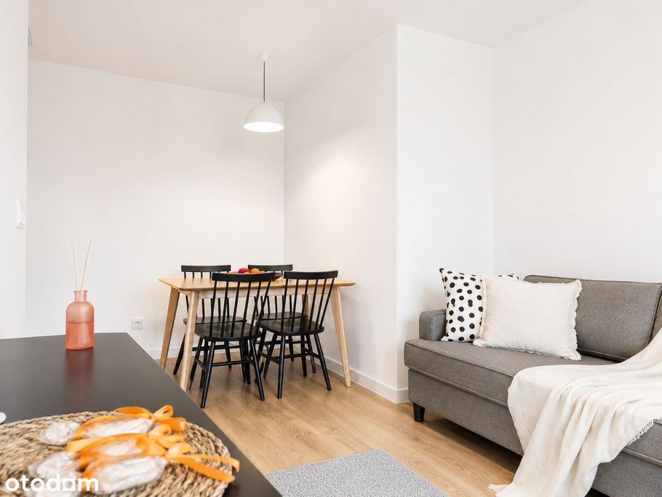 2-pokojowe | 45,29 m2 | Balkon | Umeblowane | Blisko Galerii Mokotów
