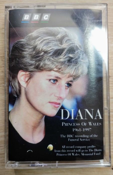 Офіційна касета запису похорон принцеси Уєльскої Діани 6.9.97 від ВВС