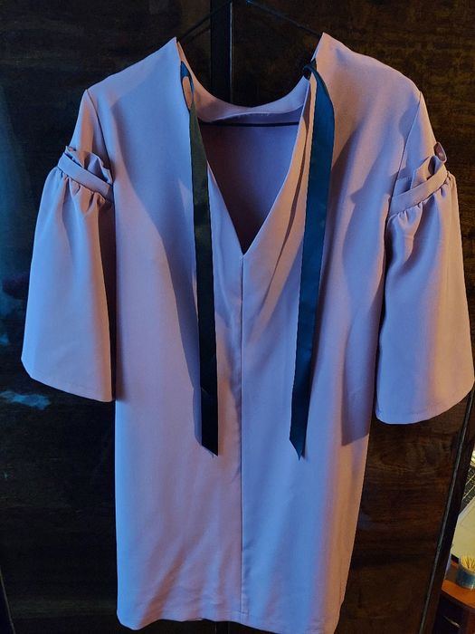 Платье пудрового цвета