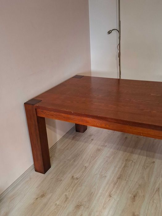 Stół drewniany do jadalni duży 220cm na 100cm Łuków