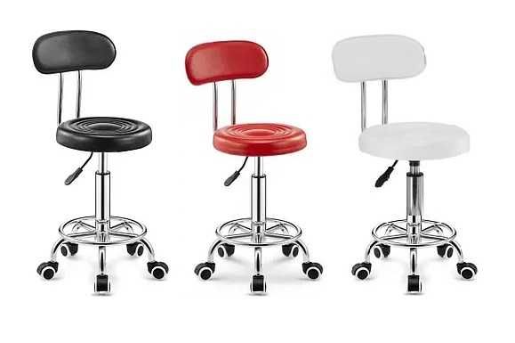 Стілець для майстра зі спинкою