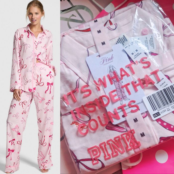 Фланелева піжама Victoria's Secret xs,s,m