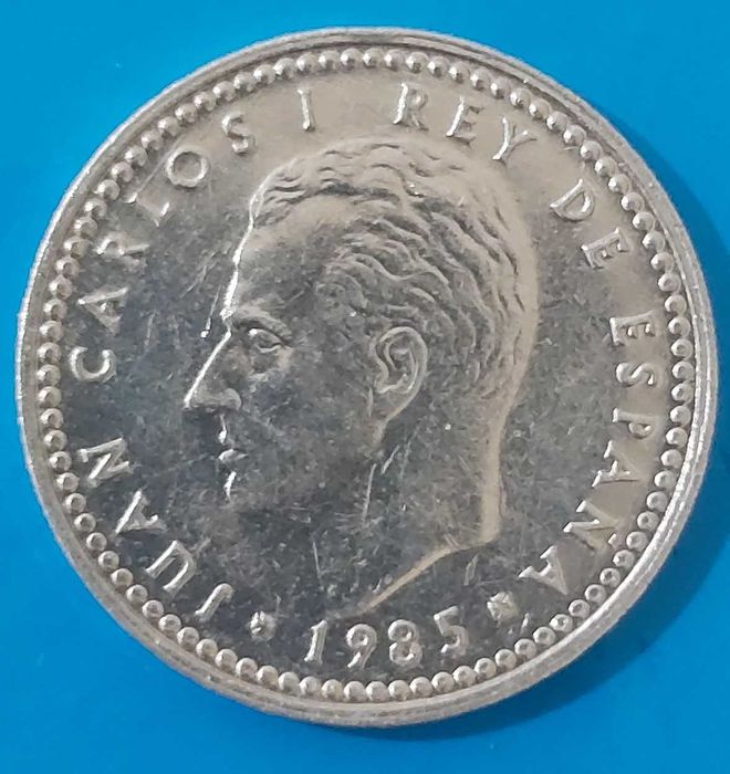 1 Peseta from 1985, Spain, King Juan Carlos I