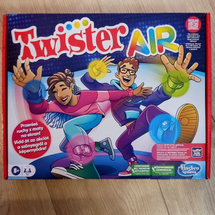 Hasbro Gaming GRA TWISTER AIR z aplikacją do rzeczywistości rozszerzon