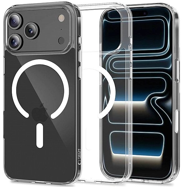 Etui Tech-Protect Flexair Hybrid CC MagSafe na iPhone 17 Pro Max - prz