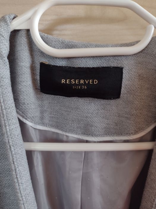 Żakiet grubszy/ płaszczyk  Reserved r 36