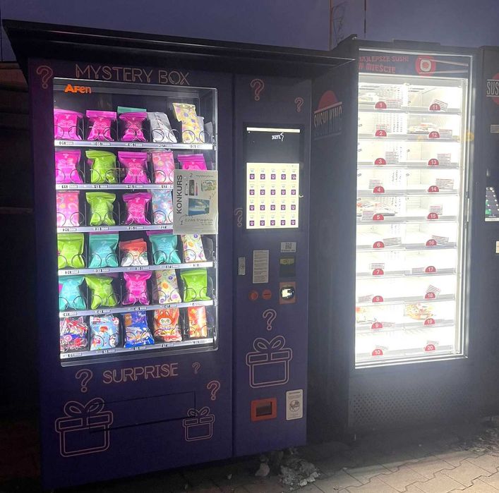 Automat vendingowy Mystery Box | Gotowy Biznes | Nowy | Zatowarowany