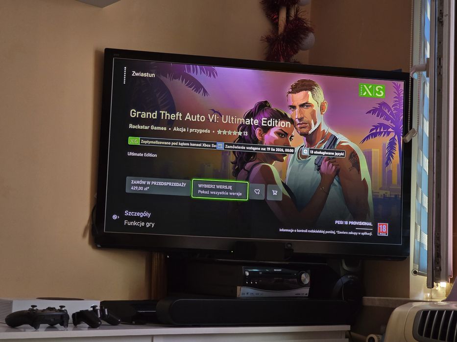Xbox series S 512 GB mega zestaw GTA 6 VI Czytaj!!