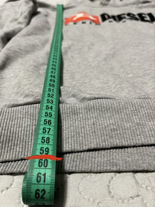 Кофта худі Diesel сірого кольору