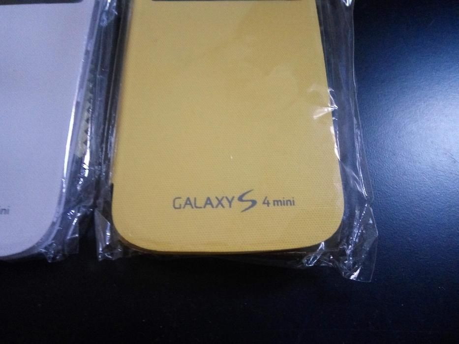 Capa samsung galaxy S4 Mini i9190 i9195 s-view em poliuretano