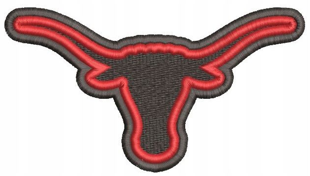 Termo Naszywka Texas Bull Byk Haft Haftowana Naprasowanka