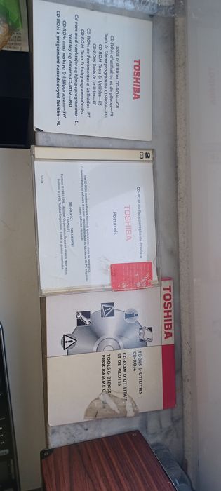 Discos de recuperação de proteis toshiba antigos