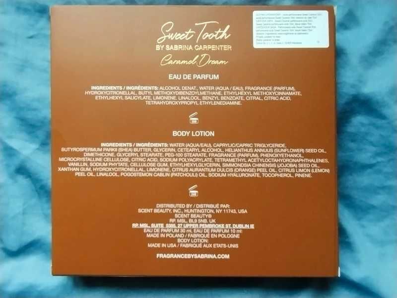 Zestaw Sabrina Carpenter Sweet Tooth Caramel Dream