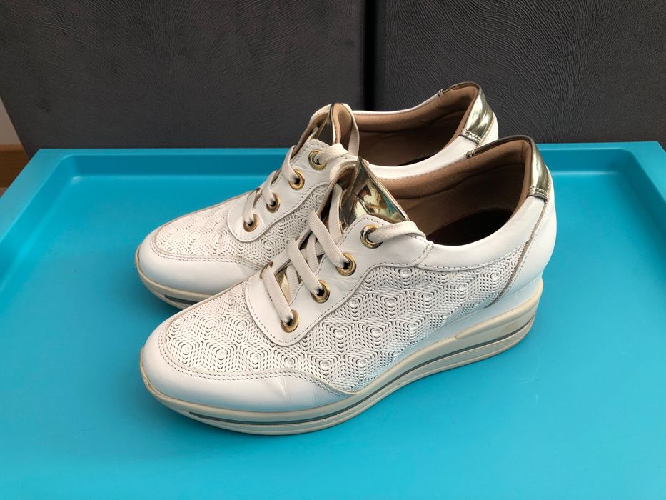 Wedge Loafers in Leather - Size 37