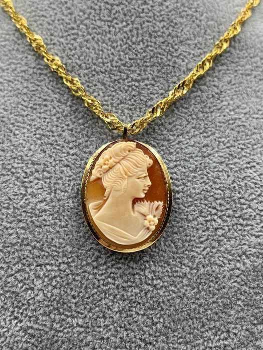 Złota Zawieszka / Broszka 14K. 4.34g