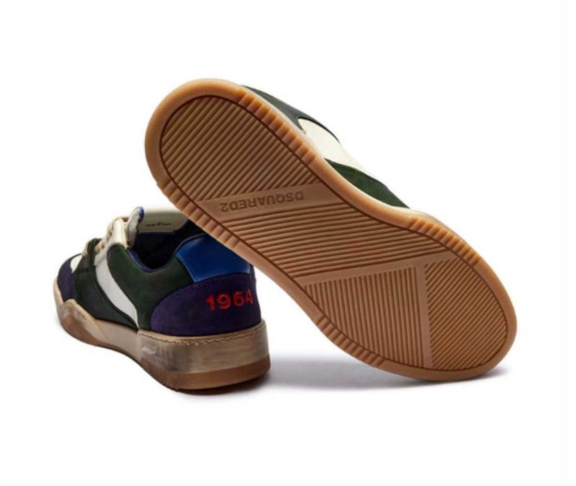 DSQUARED2 włoskie sneakersy buty męskie VINTAGE SPIKER