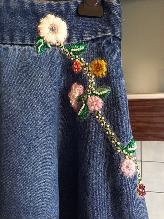 Spódnica Miss Sixty S jeans haft