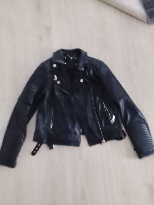 Kurtka skórzana Monnari styl motocyklowy