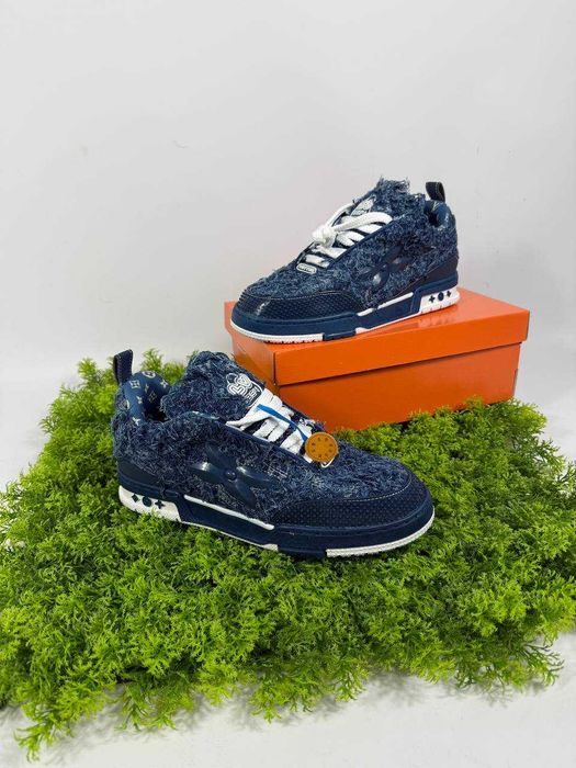 (БЕЗ ПЕРЕДОПЛАТИ) Louis Vuitton Skate луї віттон скейт трейнер сині