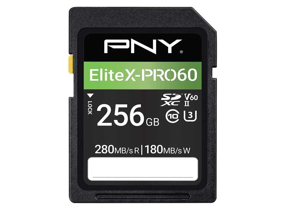 PNY EliteX-Pro60 SDXC 256GB V60 UHS-II - NOVO