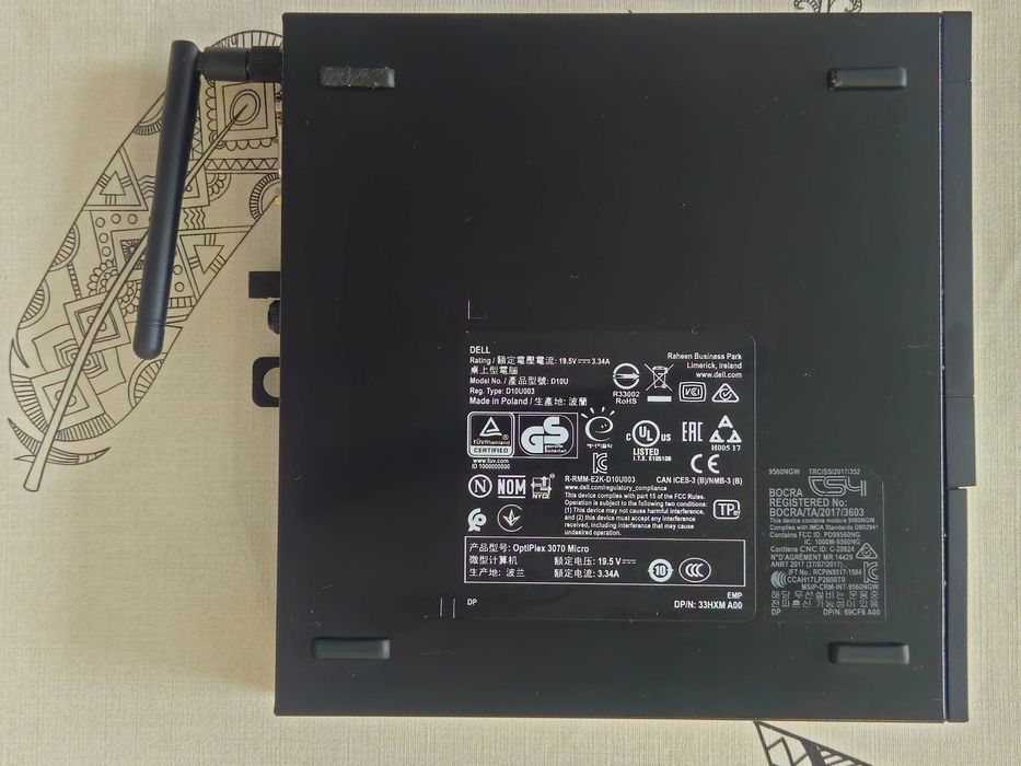 Dell OptiPlex 3070 micro Core i5 2,3 ГГц - SSD 256 ГБ RAM 8 ГБ