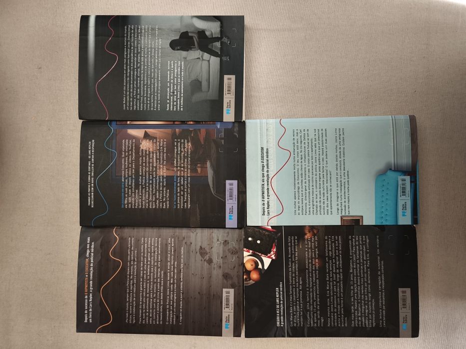 Conjunto de 5 livros Lars Kepler