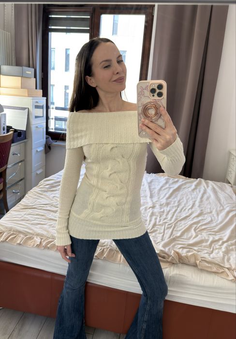 Tally Weijl kremowy swetr xxs