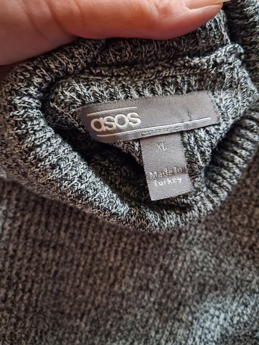 Szary meski golf rozmiar xl . Asos