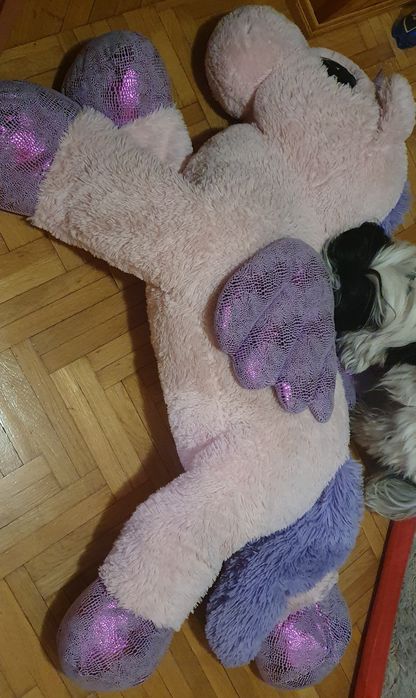Mega duzy jednorozec XXL 120cm prezent,pluszak smilki maskotka