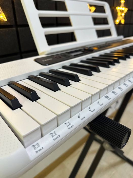 ПРОФЕСІЙНИЙ білий синтезатор CASIO, цифрове електронне піаніно