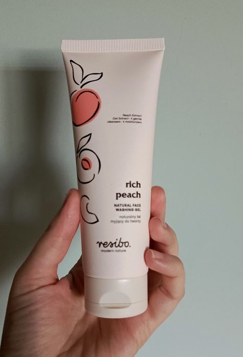 Resibo rich peach żel do mycia twarzy