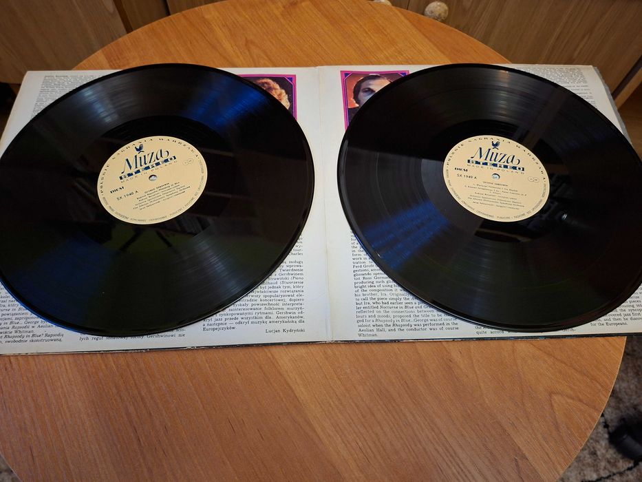 płyta winylowa George Gershwin stan VG+/EX klasyka 2LP